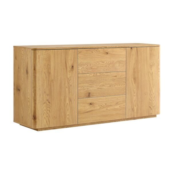 Luxe Curved Edge 2-Door 3-Drawer Wide Sideboard - Image 4
