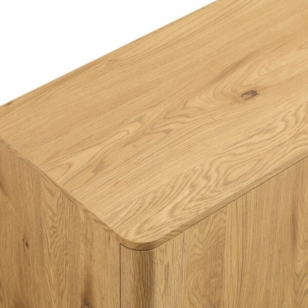 Luxe Curved Edge 2-Door 3-Drawer Wide Sideboard - Image 7