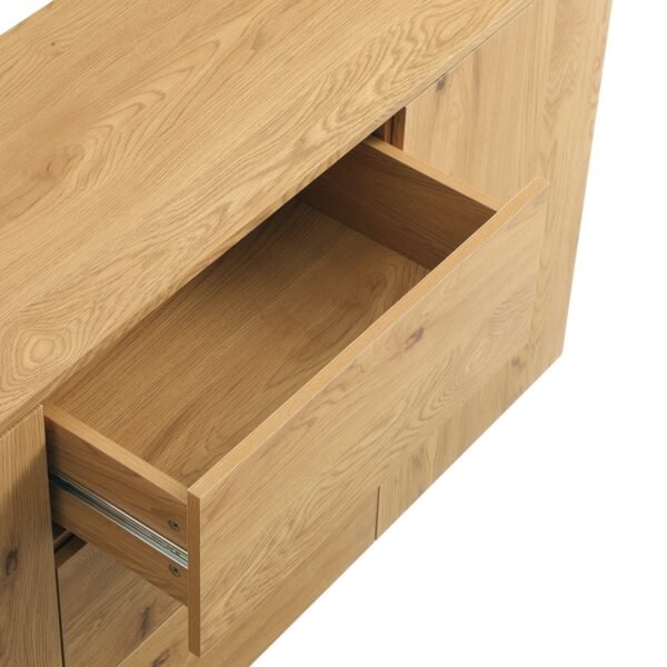 Luxe Curved Edge 2-Door 3-Drawer Wide Sideboard - Image 8