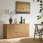 Luxe Curved Edge 2-Door 3-Drawer Wide Sideboard - Image 2