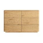 Rasa Curved Edge Chest of 6 Drawers - Image 4