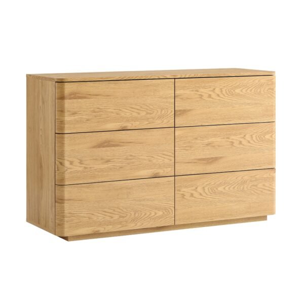 Rasa Curved Edge Chest of 6 Drawers - Image 5