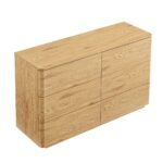 Rasa Curved Edge Chest of 6 Drawers - Image 6