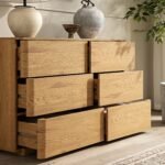 Rasa Curved Edge Chest of 6 Drawers - Image 3