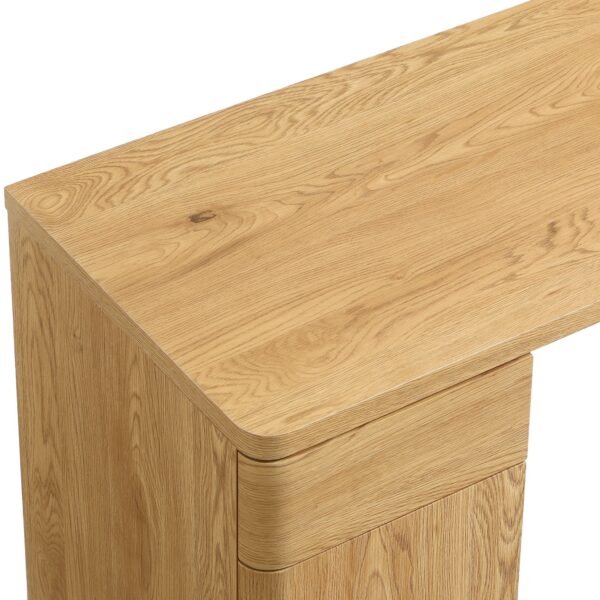 Rasa Curved Edge Desk with Storage - Image 7