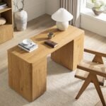 Rasa Curved Edge Desk with Storage - Image 9