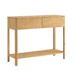 Luxe Curved Edge 2-Drawer Console Table - Image 4