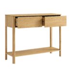 Luxe Curved Edge 2-Drawer Console Table - Image 5