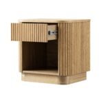 Midas Solid Wood 1-Drawer Bedside Table - Image 6