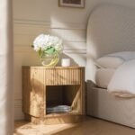 Midas Solid Wood 1-Drawer Bedside Table