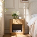 Midas Solid Wood 1-Drawer Bedside Table - Image 2