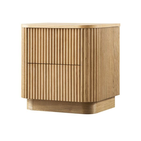 Midas Solid Wood Bedside Table - Image 9