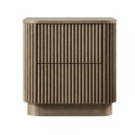 Midas Solid Wood Bedside Table - Image 3
