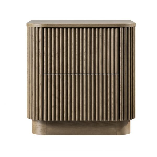 Midas Solid Wood Bedside Table - Image 3