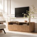 Midas Solid Wood 162cm TV Unit with Drawers - Image 2