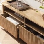 Midas Solid Wood 162cm TV Unit with Drawers - Image 3