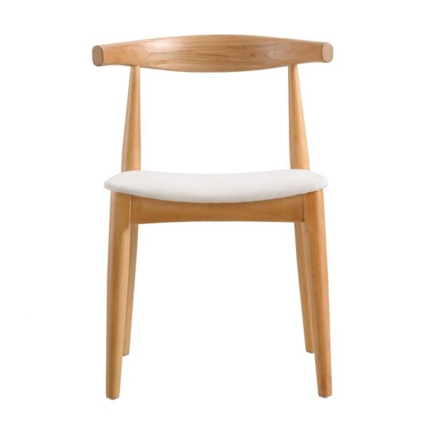 Sura Set of 2 Solid Wood Dining Chairs - Image 2