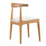 Sura Set of 2 Solid Wood Dining Chairs - Image 4