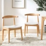 Sura Set of 2 Solid Wood Dining Chairs