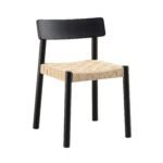 Bira Set of 2 Solid Wood and Jute Dining Chairs - Image 3