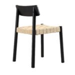 Bira Set of 2 Solid Wood and Jute Dining Chairs - Image 5