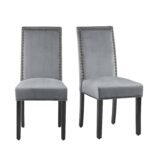 Miva Upholstered Set of 2 Dining Chairs - Image 9