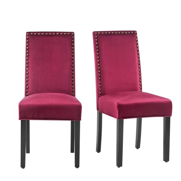 Miva Upholstered Set of 2 Dining Chairs - Image 2