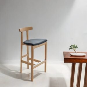 Zinni Solid Wood Bar Chair