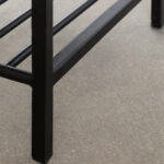 Foxx Solid Wood and Metal Shoe Rack - Image 6