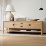 Tadu Solid Wood TV Cabinet - Image 2