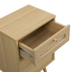 France Rattan 3-Drawer Bedside Table - Image 6