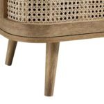 Curved Rattan 2-Door Small Sideboard - Image 8