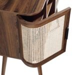 Curved Rattan 2-Door Buffet Sideboard - Image 5
