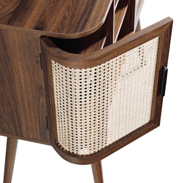 Curved Rattan 2-Door Buffet Sideboard - Image 5