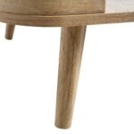 Curved Rattan Coffee Table - Image 8