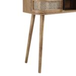 Curved Rattan 2-Door Console Table - Image 8