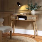 Curved Rattan 2-Door Console Table - Image 2