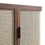 Curved Rattan 3-Door Large Sideboard - Image 6
