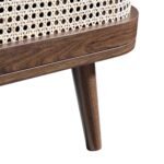 Curved Rattan 3-Door Large Sideboard - Image 8