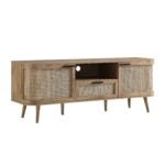 Curved Rattan 150cm Wide TV Unit - Image 9