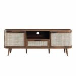 Curved Rattan 150cm Wide TV Unit - Image 3