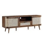 Curved Rattan 150cm Wide TV Unit - Image 8