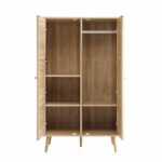 Classic Rattan Compact Double Wardrobe - Image 6