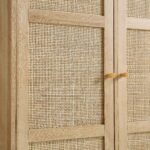 Classic Rattan Compact Double Wardrobe - Image 7