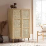 Classic Rattan Compact Double Wardrobe