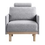 Mari Upholstered Fabric Armchair - Image 4