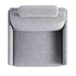 Mari Upholstered Fabric Armchair - Image 5