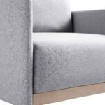 Mari Upholstered Fabric Armchair - Image 6