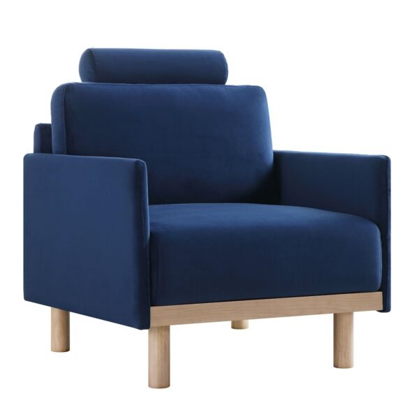 Mari Upholstered Fabric Armchair - Image 9
