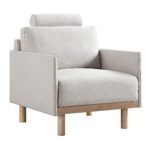 Mari Upholstered Fabric Armchair - Image 8